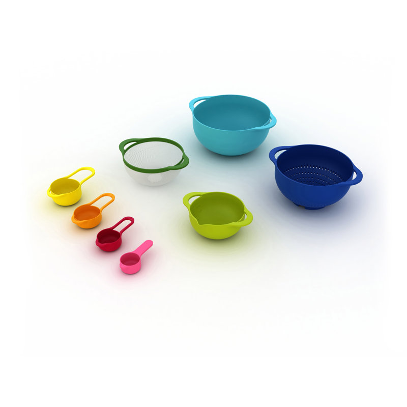 Joseph Joseph Nest Food Prep 8 Piece Mixing Bowl Set Wayfair